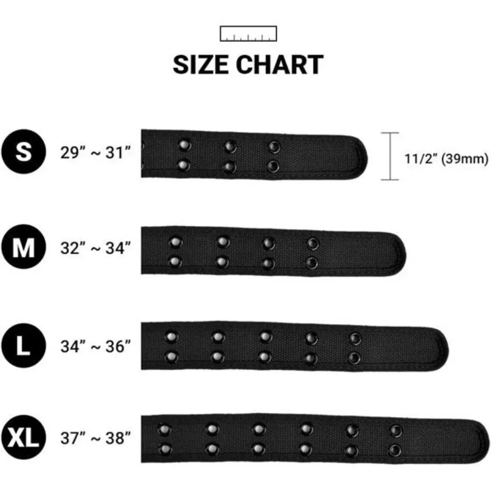 Boxed Gifts Parquet Casual Canvas Belt - Double Hole, Double Grommets for Men